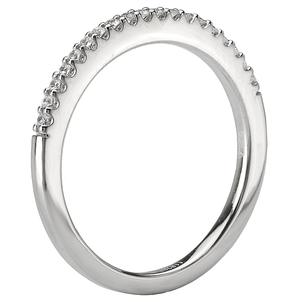 Ladies Diamond Wedding Rings - Matching Diamond Band - image 2