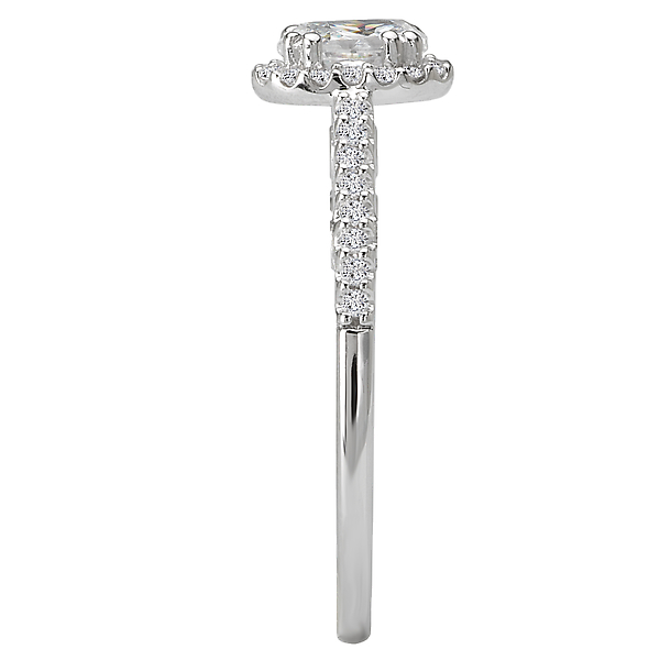 Engagement Rings - Halo Diamond Ring - image 3
