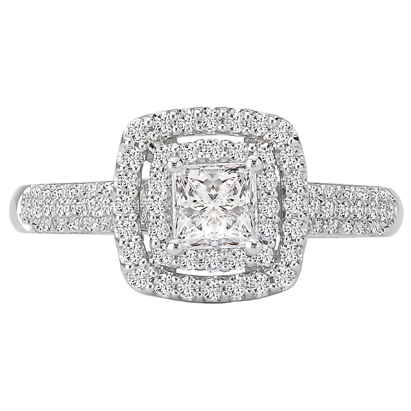 Halo Semi-Mount Diamond Ring Image 4 Chandlee Jewelers Athens, GA