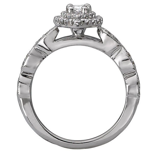 Halo Diamond Ring Image 2 James Gattas Jewelers Memphis, TN