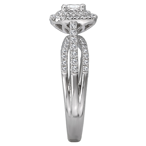 Split Shank Semi-Mount Diamond Ring Image 3 Chandlee Jewelers Athens, GA