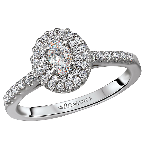 Halo Diamond Ring D. Geller & Son Jewelers Atlanta, GA