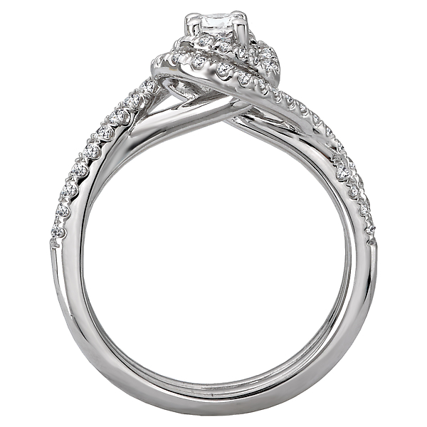 Halo Semi-Mount Diamond Ring Image 2 Chandlee Jewelers Athens, GA
