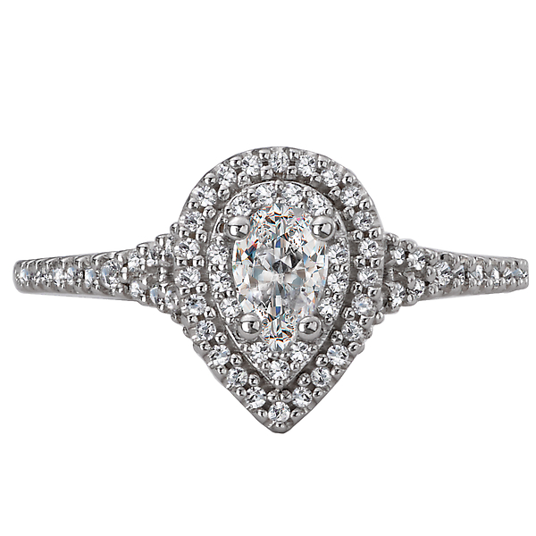 Halo Diamond Ring Image 4 Glatz Jewelry Aliquippa, PA