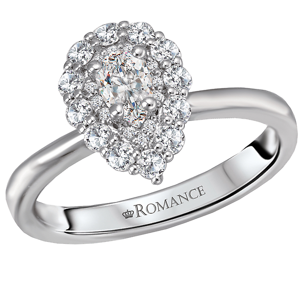 Halo Diamond Ring The Hills Jewelry LLC Worthington, OH