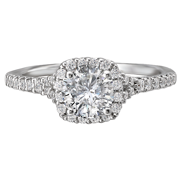 Halo Semi-Mount Diamond Ring Image 4 Chandlee Jewelers Athens, GA