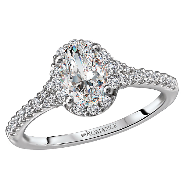 Semi Mount Halo Diamond Ring J. Schrecker Jewelry Hopkinsville, KY