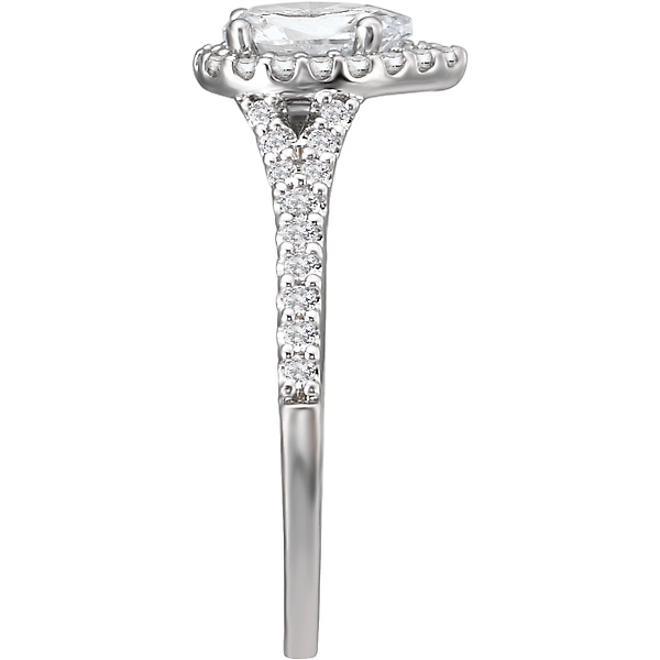 Halo Semi Mount Diamond Ring Image 3 Malak Jewelers Charlotte, NC