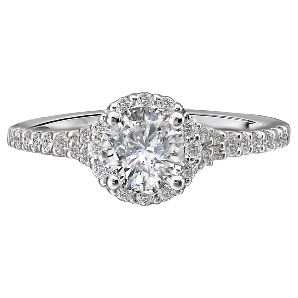 Halo Semi Mount Diamond Ring Image 4 J. Schrecker Jewelry Hopkinsville, KY