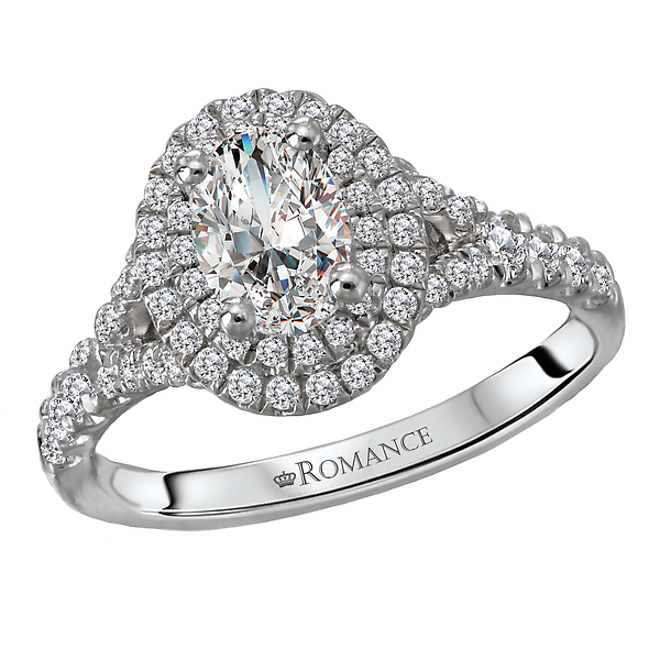 Halo Diamond Ring Malak Jewelers Charlotte, NC