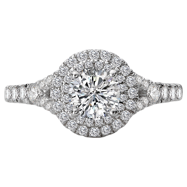 Halo Diamond Ring Image 4 Glatz Jewelry Aliquippa, PA