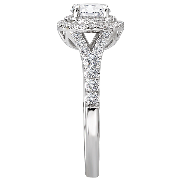 Halo Semi-Mount Diamond Ring Image 3 Puckett's Fine Jewelry Benton, KY