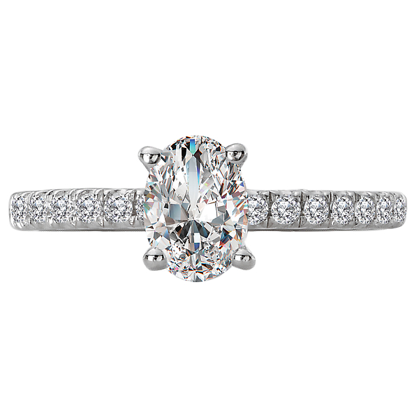 Classic Semi Mount Diamond Ring Image 4 The Hills Jewelry LLC Worthington, OH