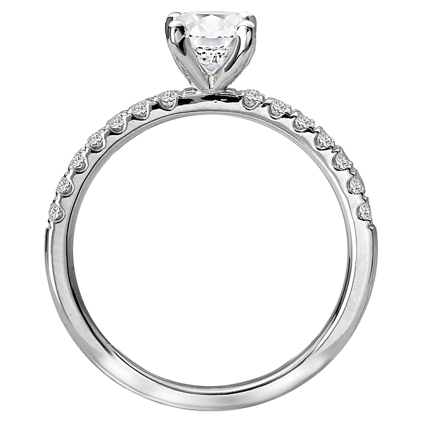 Classic Semi Mount Diamond Ring Image 2 Malak Jewelers Charlotte, NC
