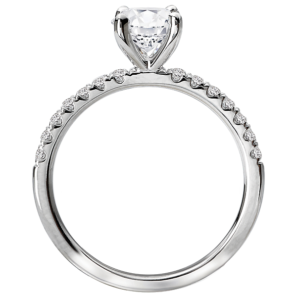 Classic Diamond Ring Image 2 Malak Jewelers Charlotte, NC