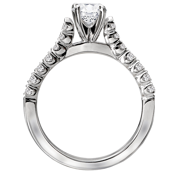 Classic Semi-Mount Diamond Ring Image 2 Chandlee Jewelers Athens, GA