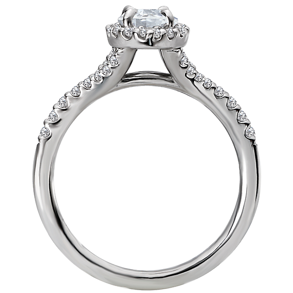 Halo Diamond Ring Image 2 Armentor Jewelers New Iberia, LA