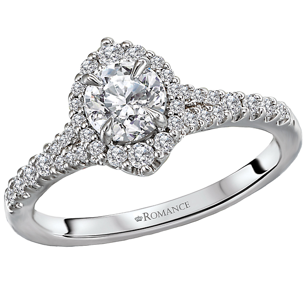 Halo Diamond Ring Armentor Jewelers New Iberia, LA