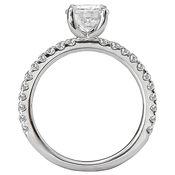 Classic Semi-Mount Diamond Ring Image 2 Chandlee Jewelers Athens, GA