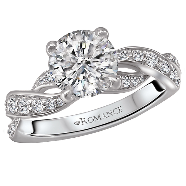 Engagement Rings - Peg Head Semi-Mount Diamond Ring