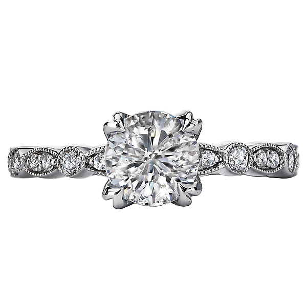 Classic Semi-Mount Diamond Ring Image 4 D. Geller & Son Jewelers Atlanta, GA