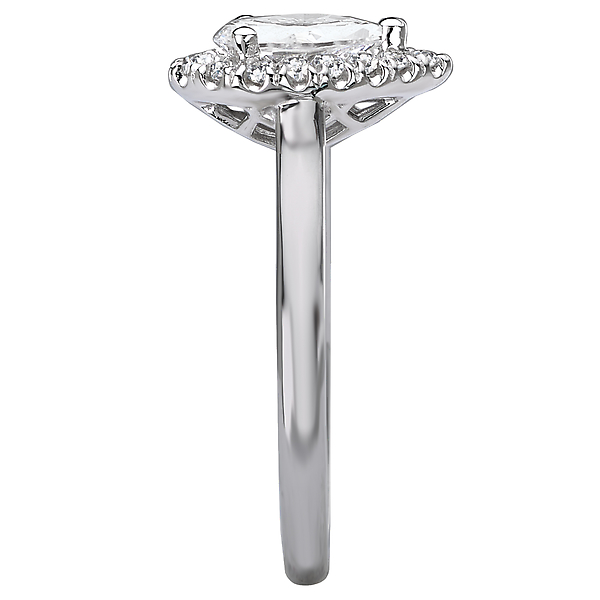 Halo Semi-Mount Diamond Ring Image 3 Armentor Jewelers New Iberia, LA