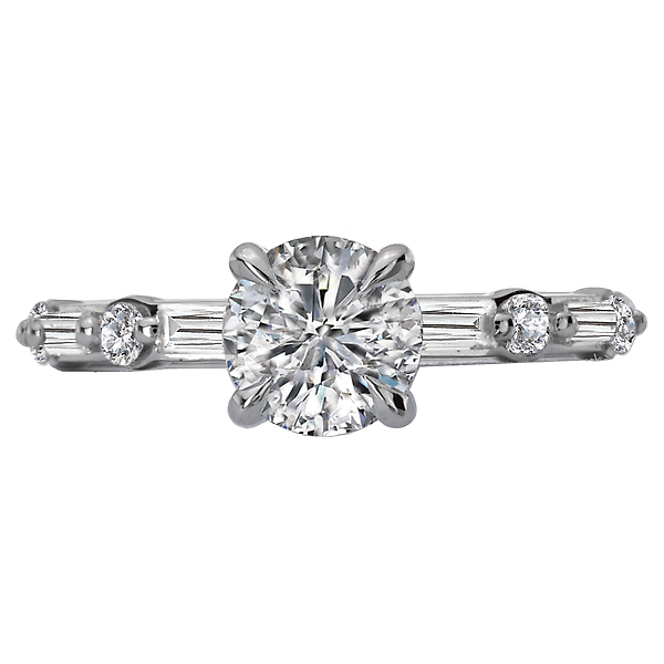 Classic Semi-Mount Diamond Ring Image 4 Chandlee Jewelers Athens, GA
