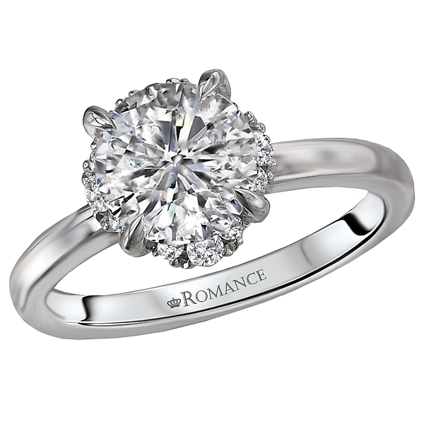 Halo Semi-Mount Diamond Ring Armentor Jewelers New Iberia, LA