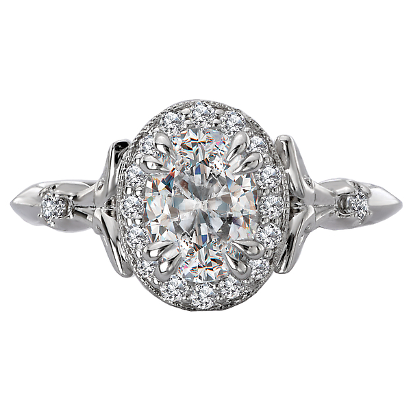 Halo Semi-Mount Diamond Ring Image 4 Puckett's Fine Jewelry Benton, KY