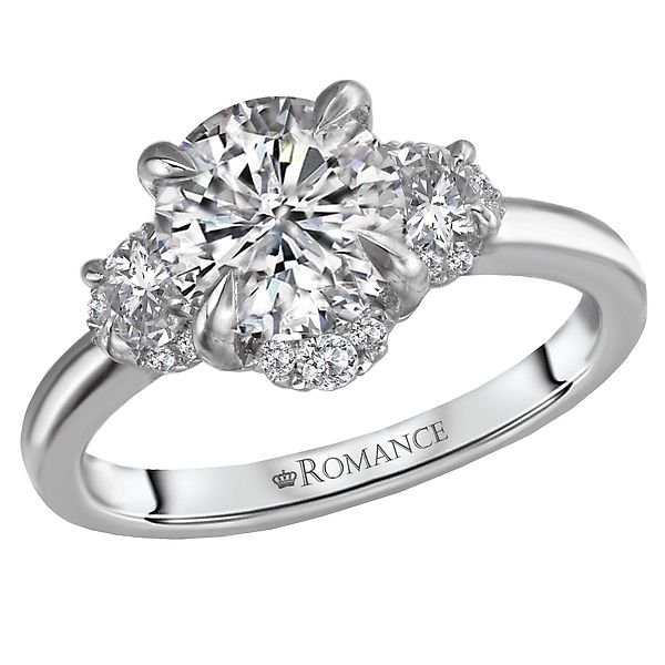 3 Stone Semi-Mount Diamond Ring D. Geller & Son Jewelers Atlanta, GA