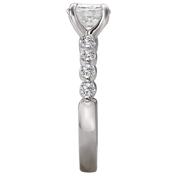 Classic Semi-Mount Diamond Ring Image 3 Armentor Jewelers New Iberia, LA