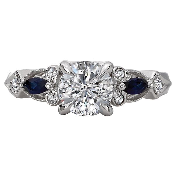 Classic Semi-Mount Diamond Ring Image 4 Puckett's Fine Jewelry Benton, KY