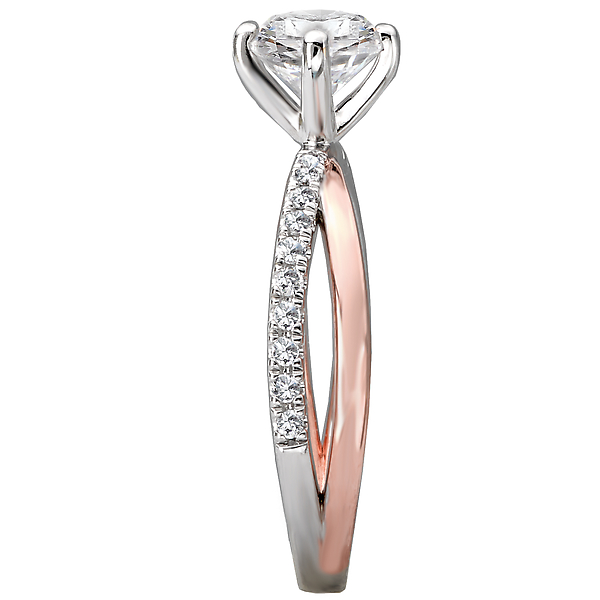 Classic Semi-Mount Diamond Ring Image 3 Armentor Jewelers New Iberia, LA
