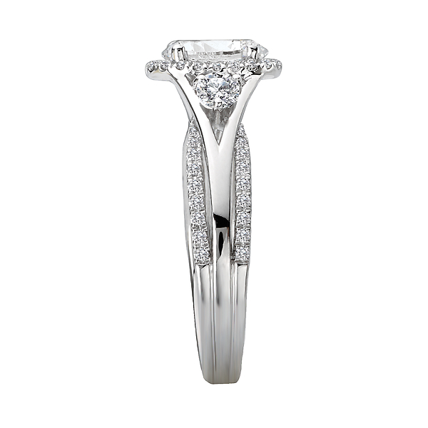 Halo Semi-Mount Diamond Ring Image 3 Glatz Jewelry Aliquippa, PA