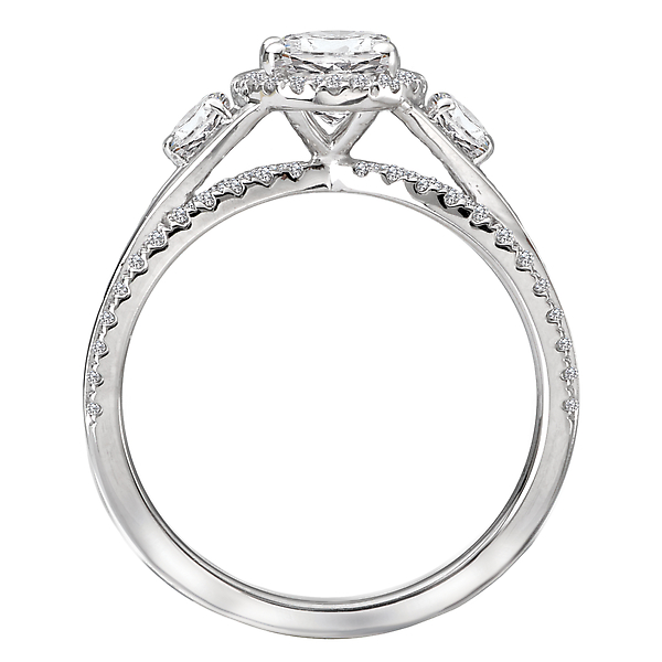 Halo Semi-Mount Diamond Ring Image 2 J. Schrecker Jewelry Hopkinsville, KY
