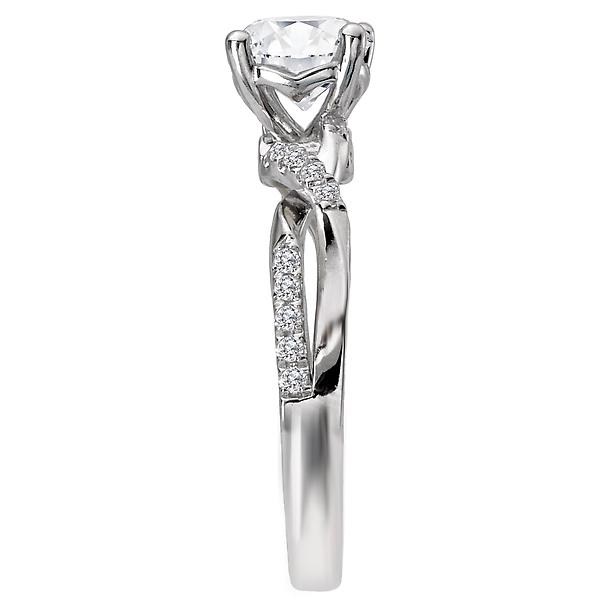 Classic Semi-Mount Diamond Ring Image 3 Malak Jewelers Charlotte, NC
