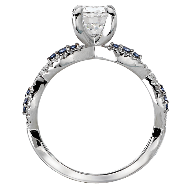 Classic Semi-Mount Diamond Ring Image 2 Malak Jewelers Charlotte, NC