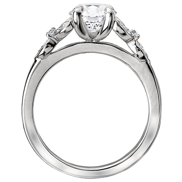 Classic Semi-Mount Diamond Ring Image 2 Puckett's Fine Jewelry Benton, KY