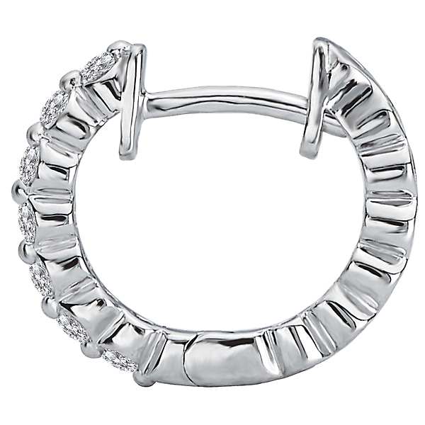 Ladies Fashion Diamond Earrings Image 3 Baker's Fine Jewelry Bryant, AR
