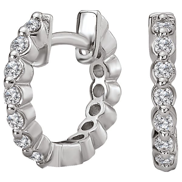 Ladies Fashion Diamond Earrings Baker's Fine Jewelry Bryant, AR