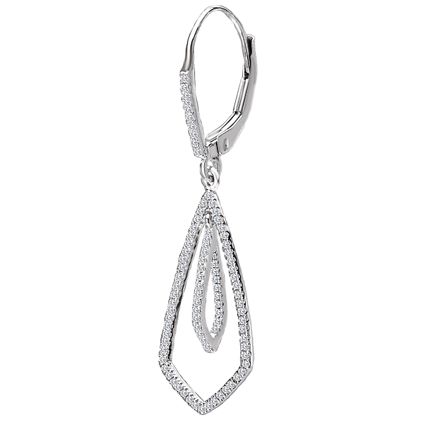Ladies Fashion Diamond Earrings Image 4 Baker's Fine Jewelry Bryant, AR