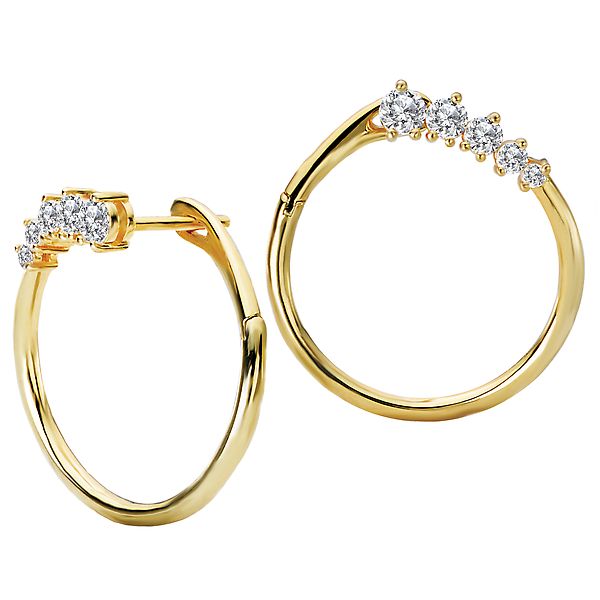 Ladies Fashon Diamond Earrings Baker's Fine Jewelry Bryant, AR