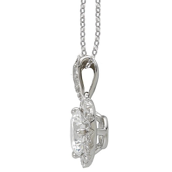 Semi-Mount Diamond Pendant Image 3 Ann Booth Jewelers Conway, SC