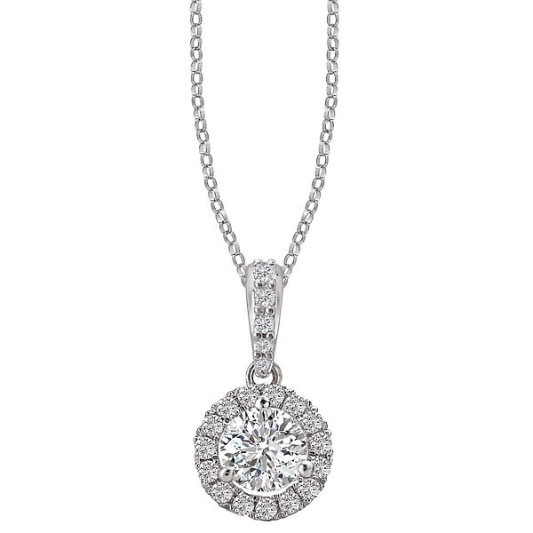Semi-Mount Diamond Pendant The Hills Jewelry LLC Worthington, OH