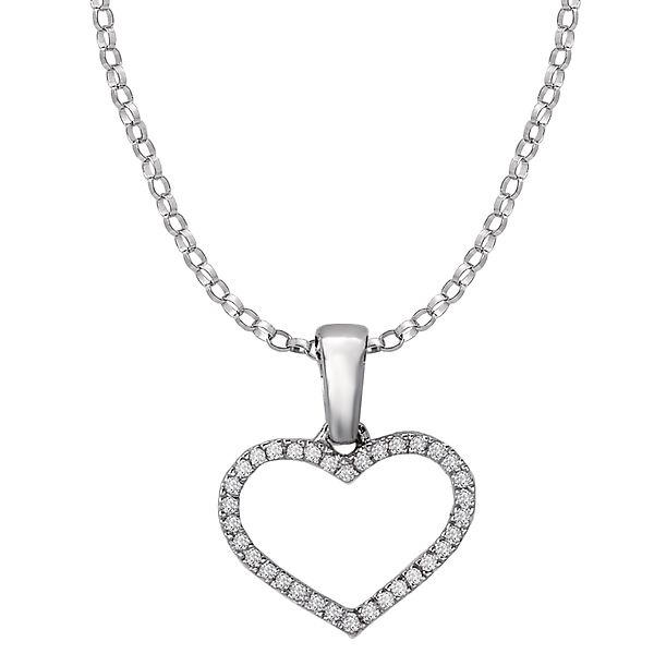 Diamond Heart Pendant Armentor Jewelers New Iberia, LA