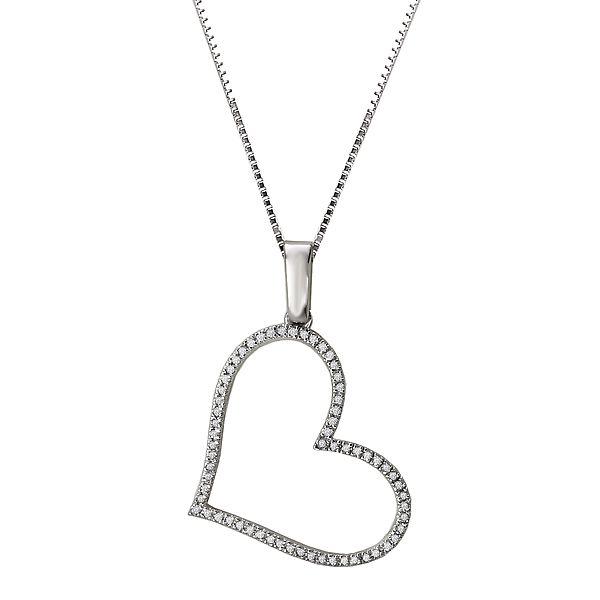 Diamond Heart Pendant Ann Booth Jewelers Conway, SC