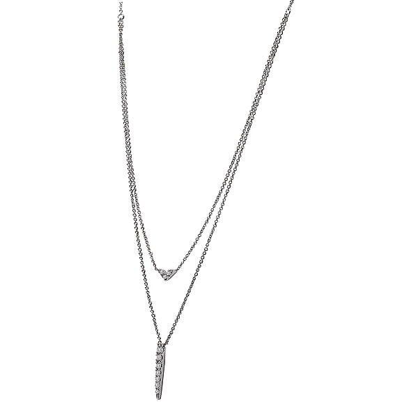 Diamond Fashion Necklace Image 3 The Hills Jewelry LLC Worthington, OH