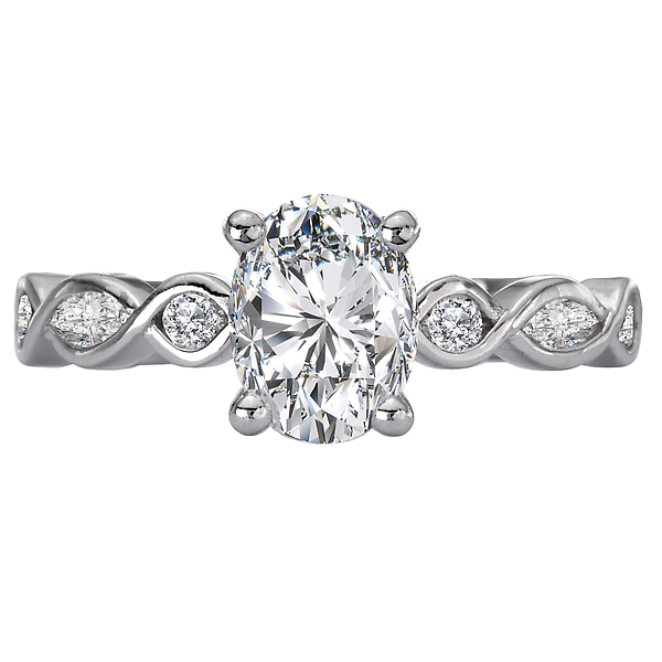Classic Semi-Mount Diamond Ring Image 4 James Gattas Jewelers Memphis, TN