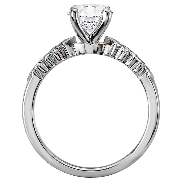 Semi-Mount Diamond Ring Image 2 Malak Jewelers Charlotte, NC
