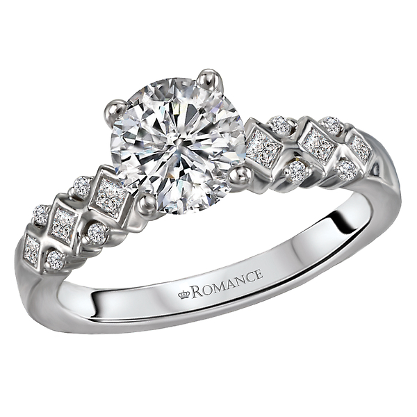 Semi-Mount Diamond Ring Malak Jewelers Charlotte, NC